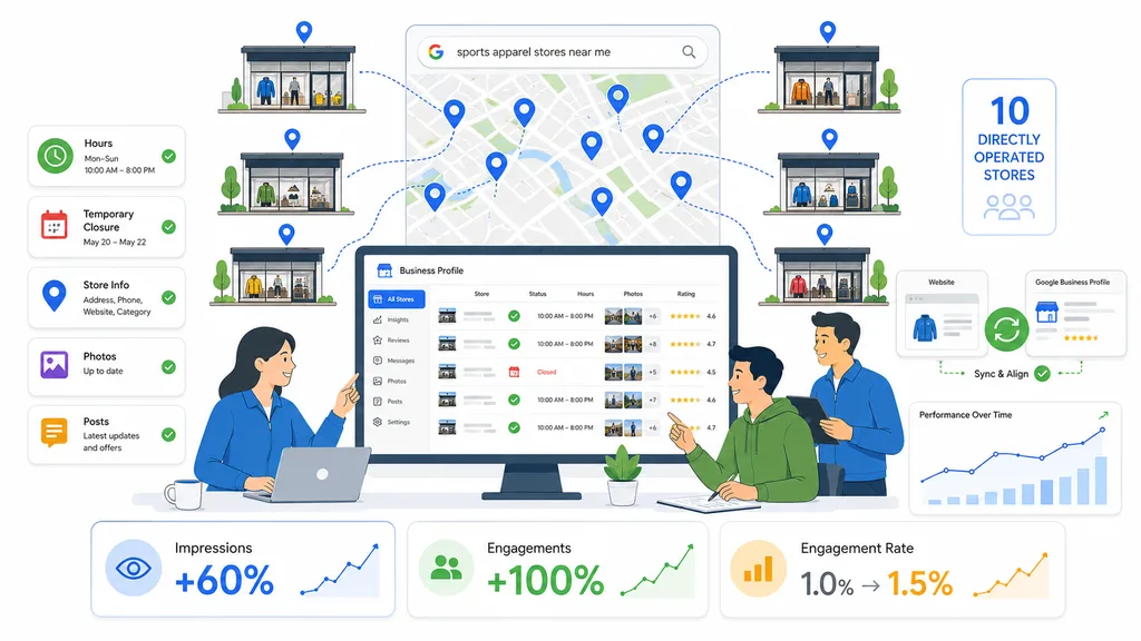 ビジネスプロフィール最適化 成果 (Google Business Profile Optimization - Results)