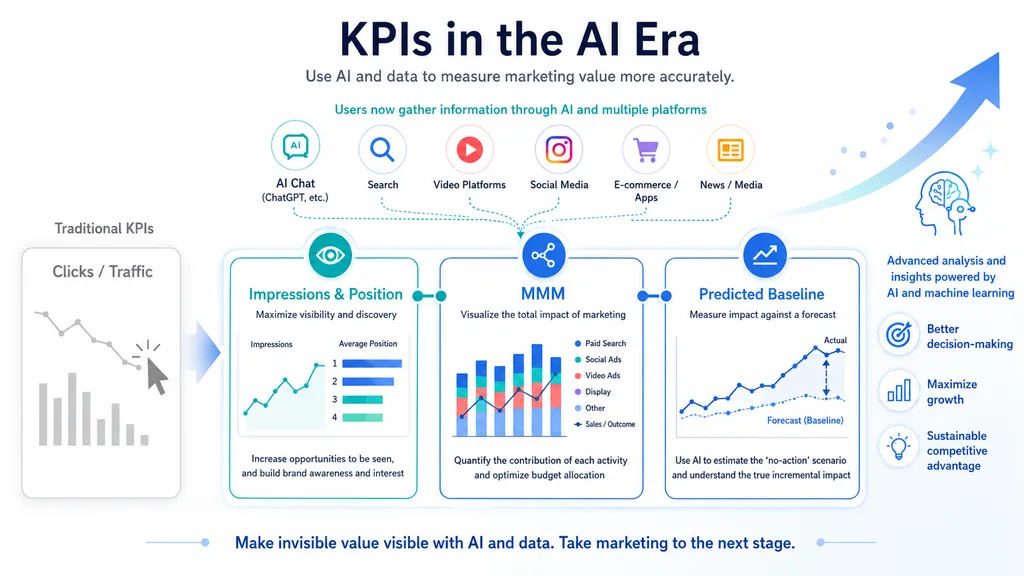 Marketing KPIs transformed by AI and data