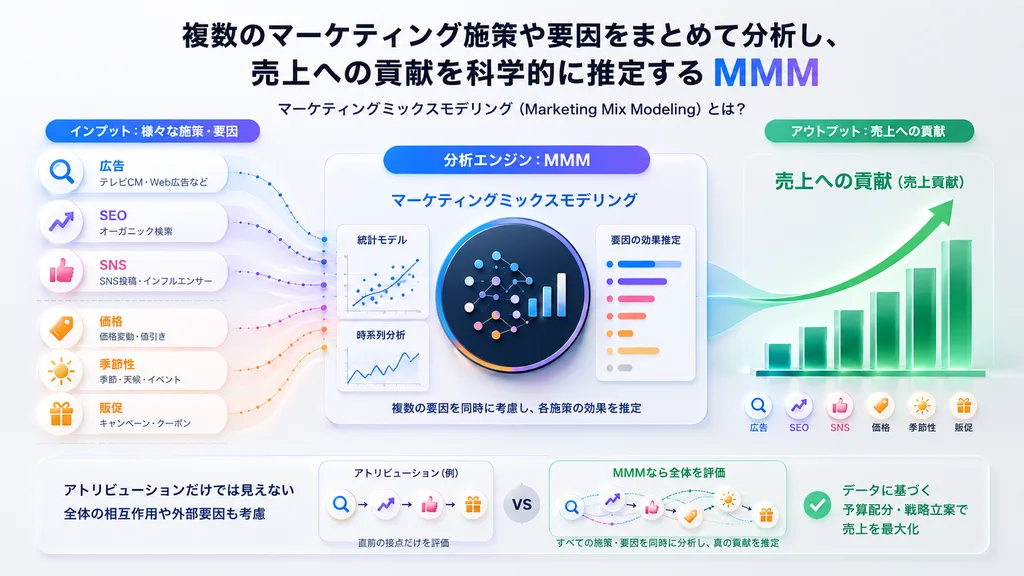 マーケティングミックスモデリングの分析プロセス