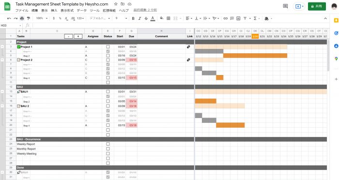 Free Task Management Sheet Template (Google Sheets)